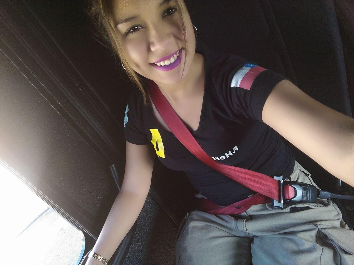 Francisca Herrera en servicio